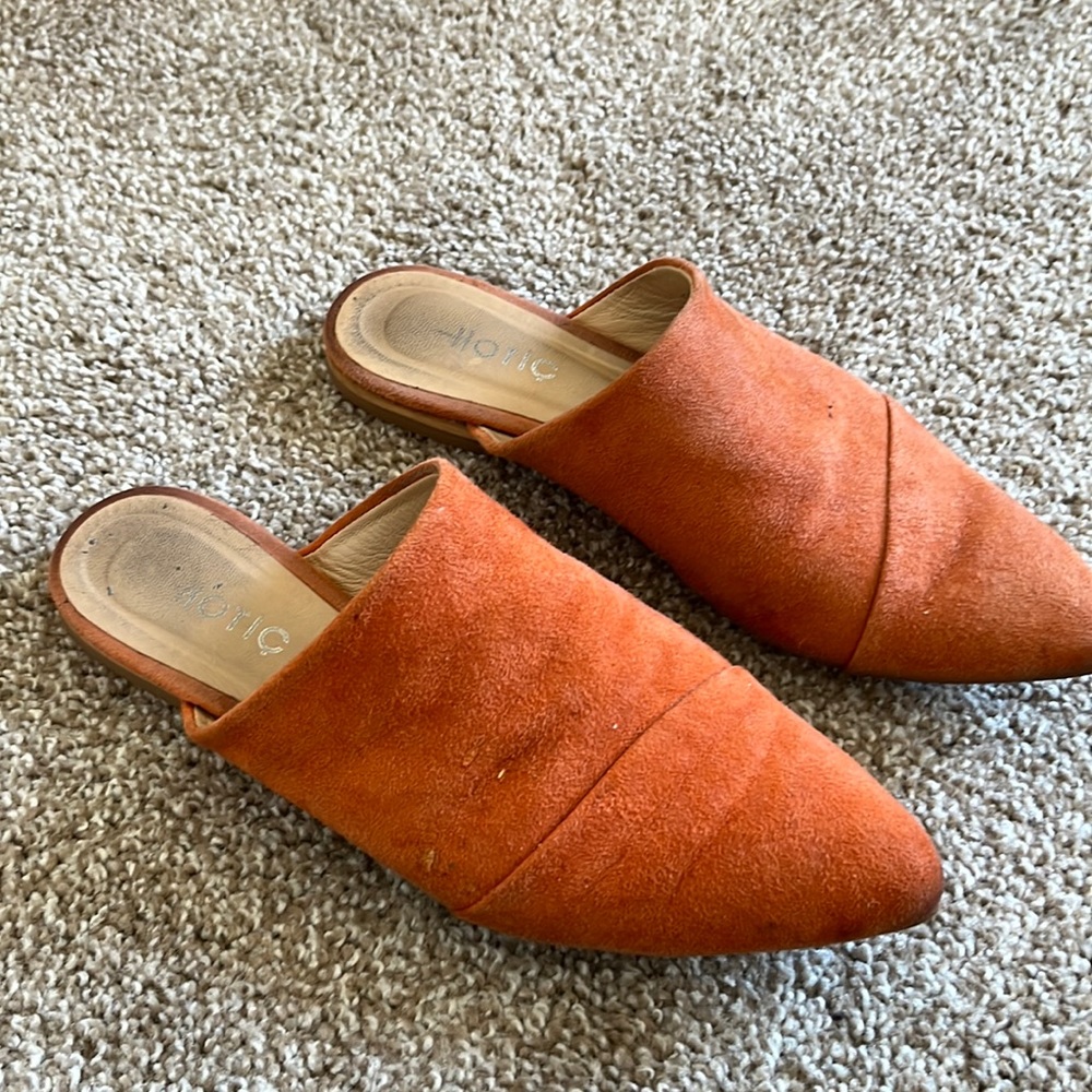 Leather orange